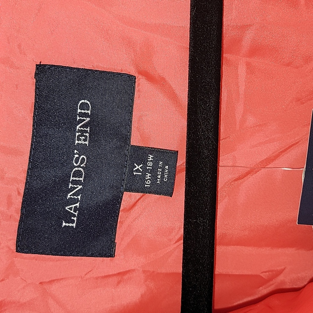 NWT Lands End Peach Primaloft Insulated Womens Jacket Size 1X - Picture 3 of 7